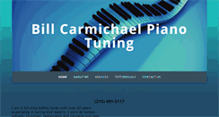 Desktop Screenshot of billcarmichaelpianotuning.com